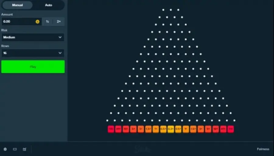 Plinko game